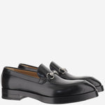 Mocassino in pelle con morsetto 812133 AAEAK1000 GUCCI 