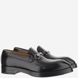 Mocassino in pelle con morsetto 812133 AAEAK1000 GUCCI 