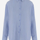 CAMICIA IN MISTO VISCOSA CON MOTIVO A RIGHE CHFS22078 923 THE FRANKIE SHOP 