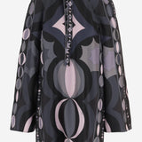 ABITO IN SETA CON STAMPA GEOMETRICA 5URG20 5U881023 EMILIO PUCCI 
