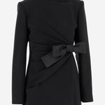 CAPPOTTO CON FIOCCO IN LANA E CASHMERE 7B0CJ805 6JA0NO VALENTINO 