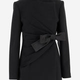 CAPPOTTO CON FIOCCO IN LANA E CASHMERE 7B0CJ805 6JA0NO VALENTINO 