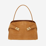 BORSA A SPALLA HUG SOFT IN SUEDE 219816 033 SALVATORE FERRAGAMO 