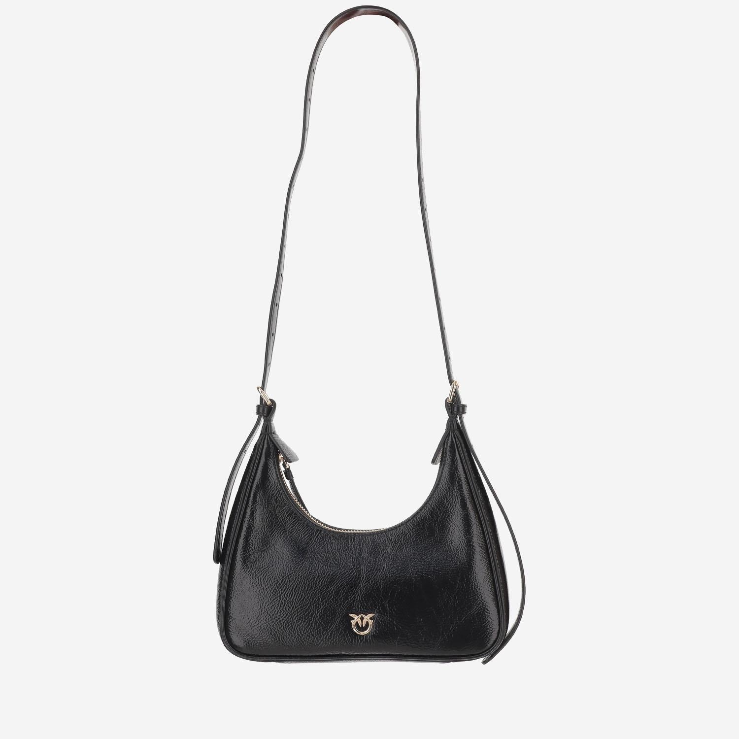 BORSA HOBO IN PELLE LUCIDA 105900 A315Z99Y PINKO 