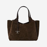 BORSA SHOPPING MEDIA IN PELLE SCAMOSCIATA XBWAPAF9300P3A 0ZQ7 TODS 