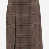 GONNA MIDI IN LANA PRINCIPE DI GALLES 831068 Y9I702849 SAINT LAURENT 