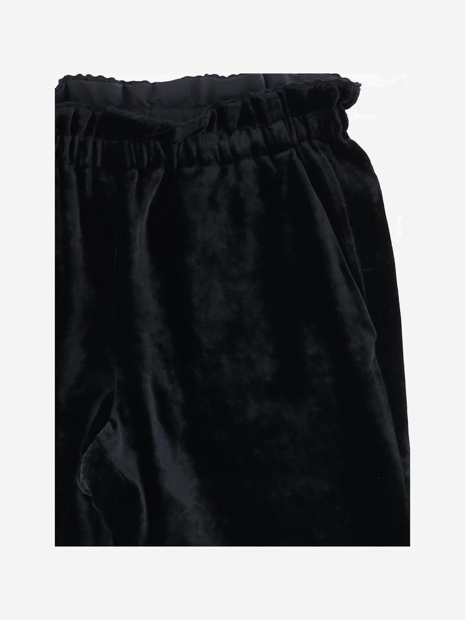PANTALONI IN VISCOSA E SETA W05GPAW00008 099 BONPOINT KIDS 