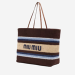 BORSA SHOPPING CON LOGO 5BG228 2DO3F04EM MIU MIU 