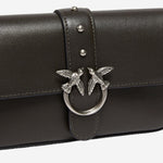 BORSA LOVE ONE IN PELLE CON LOGO 105353 A0QOZ99O PINKO 