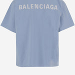 T-SHIRT IN COTONE CON LOGO 850990 TTVJ14773 BALENCIAGA 