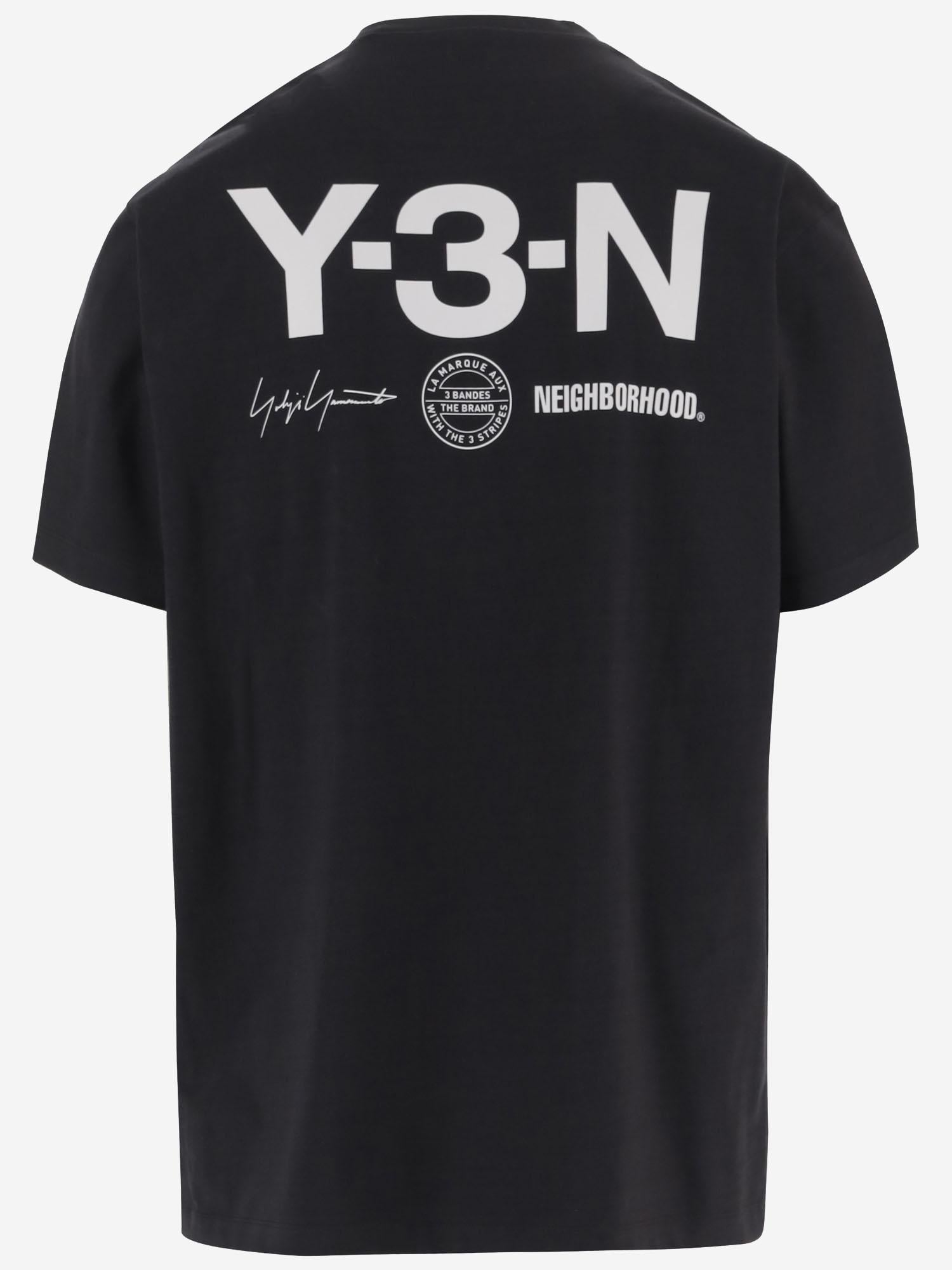 T-SHIRT ADIDAS Y-3 X NEIGHBORHOOD X DAINESE IN COTONE JW6998 BLACK ADIDAS Y3 X NBDH X DAINESE 