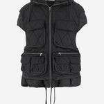GILET EMBER IN NYLON EMBER VEST KETCHUPBLACK IENKI IENKI 