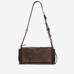 Borsa a tracolla Utilitaire in pelle scamosciata 5BC205 2CSSF0003 MIU MIU 