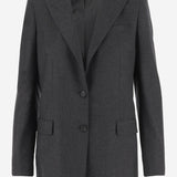 GIACCA MONOPETTO IN LANA E SETA JBERTHA16B 520038S1227 TAGLIATORE 
