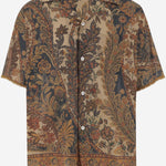 CAMICIA IN COTONE CON MOTIVO FLOREALE 6V0AA111ATV 9RD VALENTINO 