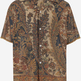 CAMICIA IN COTONE CON MOTIVO FLOREALE 6V0AA111ATV 9RD VALENTINO 