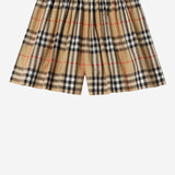 PANTALONI CORTI IN COTONE CON MOTIVO CHECK 8117159 SANDIPCHECK BURBERRY KIDS 