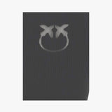 PULLOVER IN MISTO LANA A MANICHE CORTE CON LOGO 102017 A18MII2 PINKO 