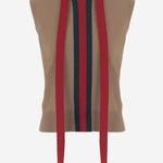 MAGLIA IN CASHMERE CON NASTRO WEB 864968 XKFGP2149 GUCCI 