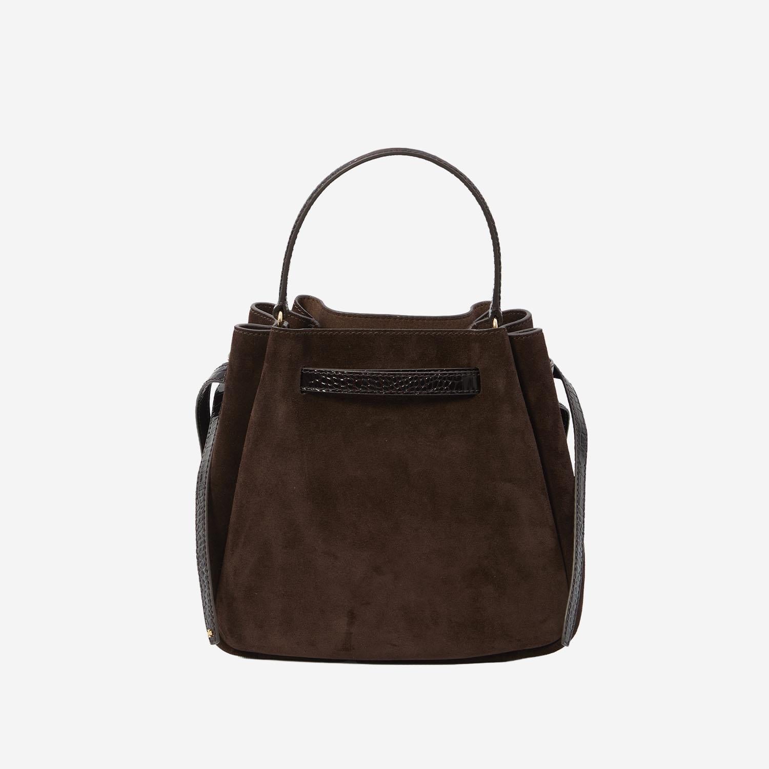 BORSA A SECCHIELLO ROMY IN SUEDE 169275 200 TORY BURCH 