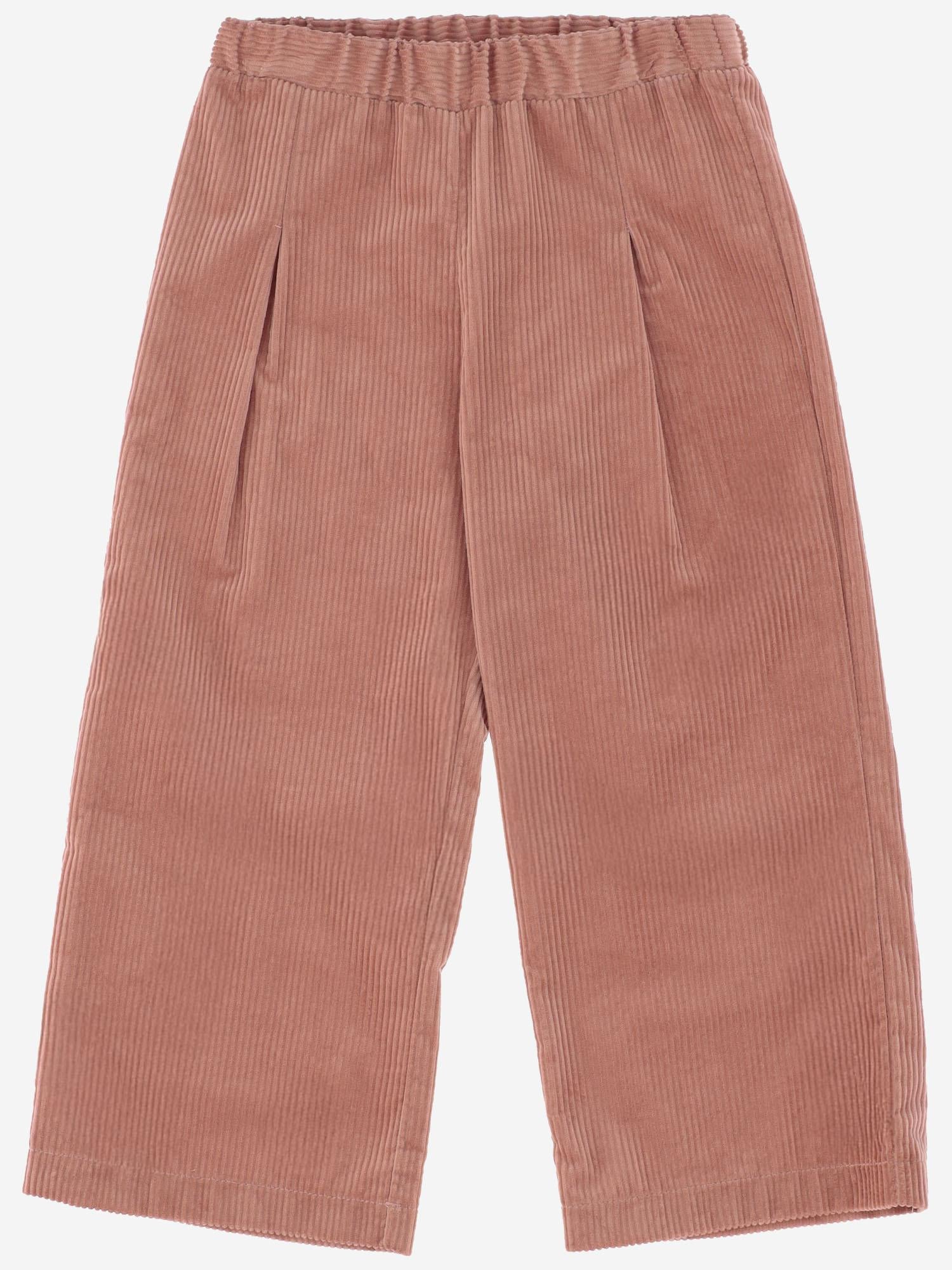 PANTALONI IN VELLUTO A COSTE THELMA 66 NICOLETTA FANNA KIDS 