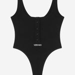 BODY IN COTONE STRETCH CON LOGO 1019688 1A095511B000 VERSACE 