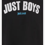 T-SHIRT IN COTONE CON STAMPA 80OAHT12 CJ518899 JUST CAVALLI 