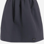 GONNA AMPIA IN COTONE CON LOGO MG2425 1BMSF0170 MIU MIU 