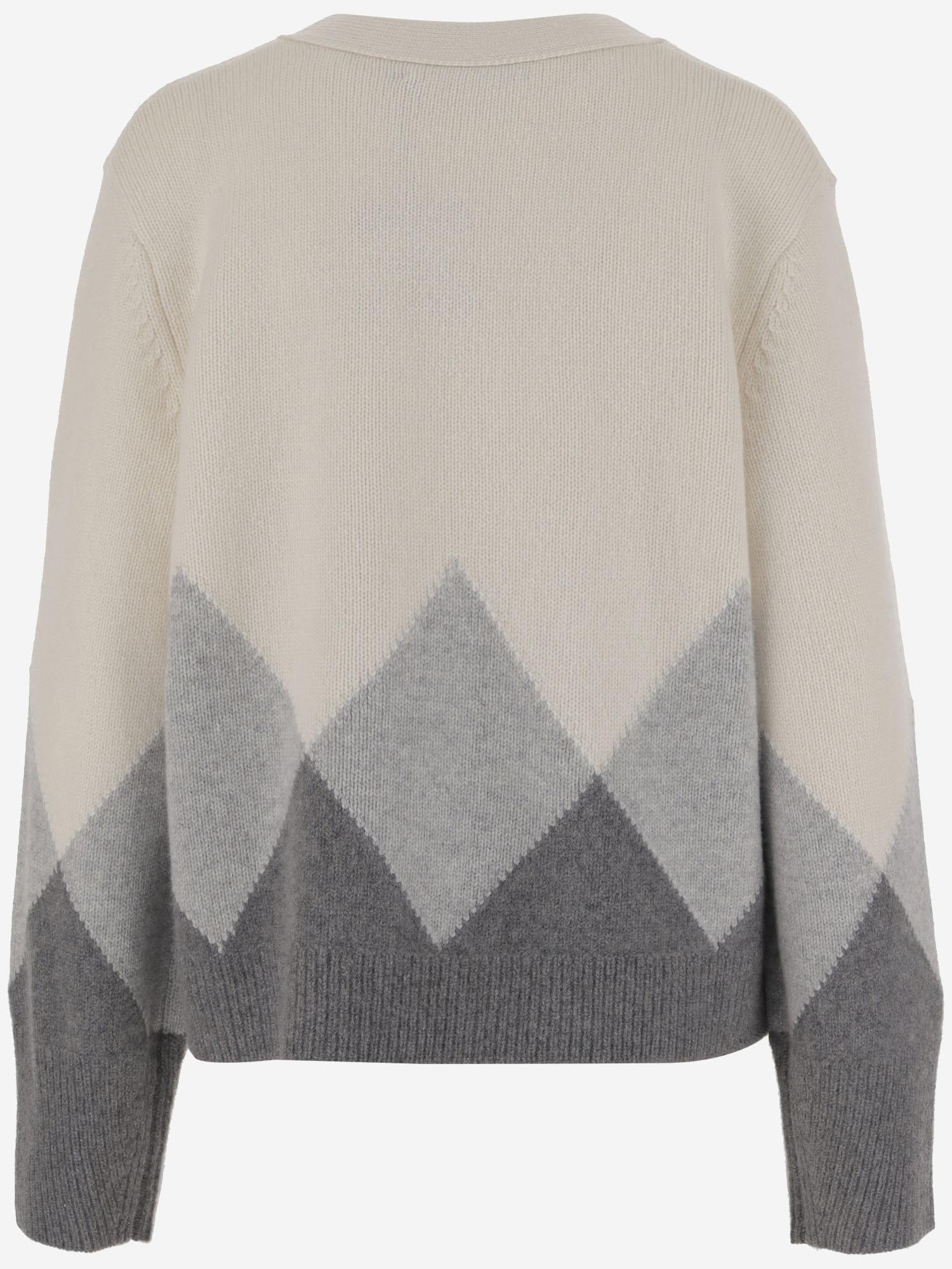 CARDIGAN IN CASHMERE CON SFUMATURE KNCD24285 220 ARCH4 
