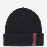BEANIE IN LANA CON NASTRO WEB 834192 4G2001000 GUCCI 