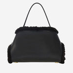 BORSA A SPALLA HUG SOFT 21A443 001NEROTESTADIMORO SALVATORE FERRAGAMO 