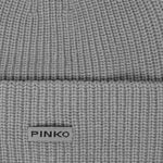 BEANIE IN MISTO VISCOSA CON LOGO 105993 A2Z4II2 PINKO 