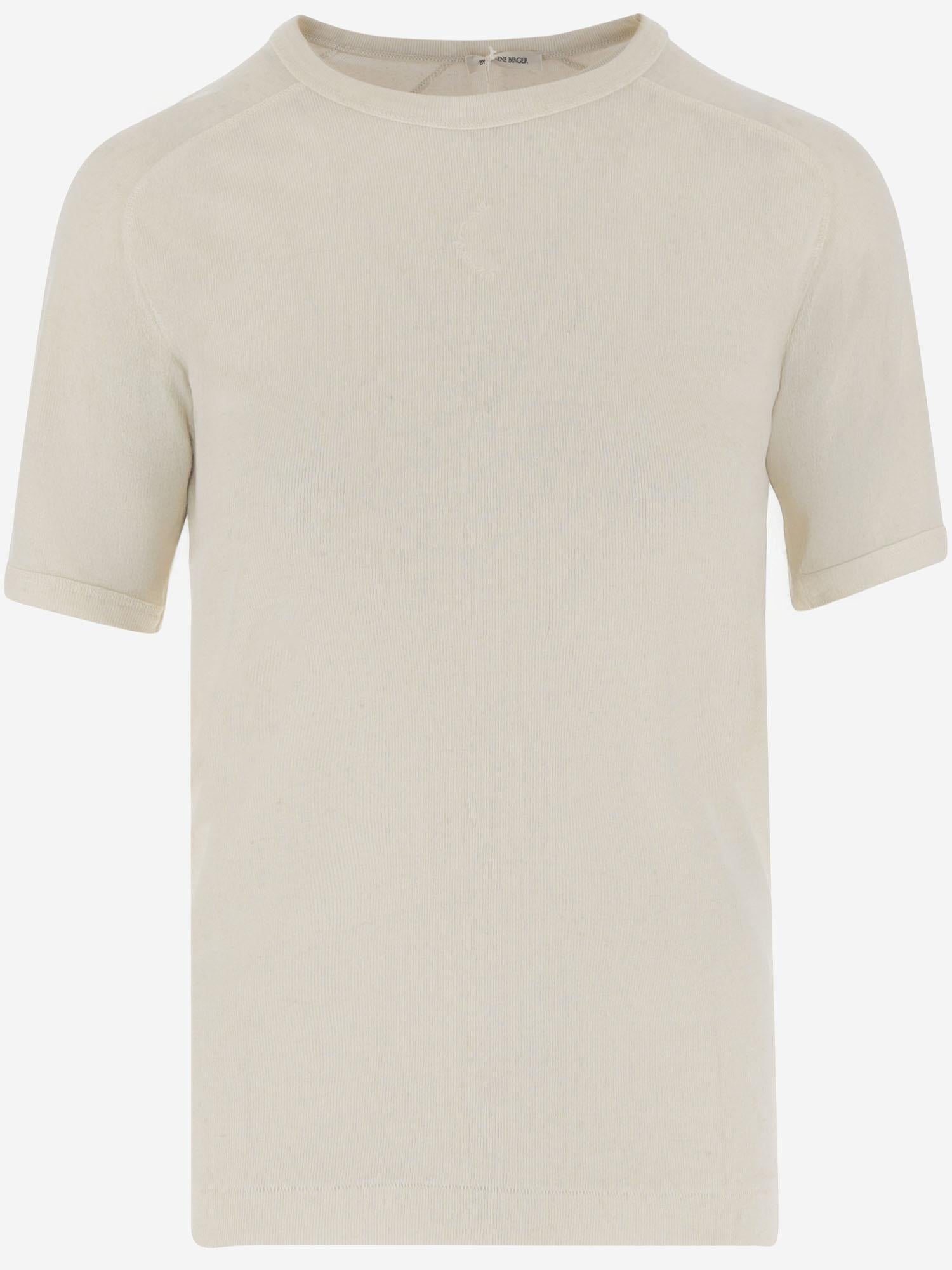 T-SHIRT IN MISTO LYOCELL CON LOGO 103282 03Z BY MALENE BIRGER 