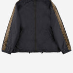 GIACCA REVERSIBILE CON CAPPUCCIO E MOTIVO FF JUA092 AEYCF0QA1 FENDI KIDS 