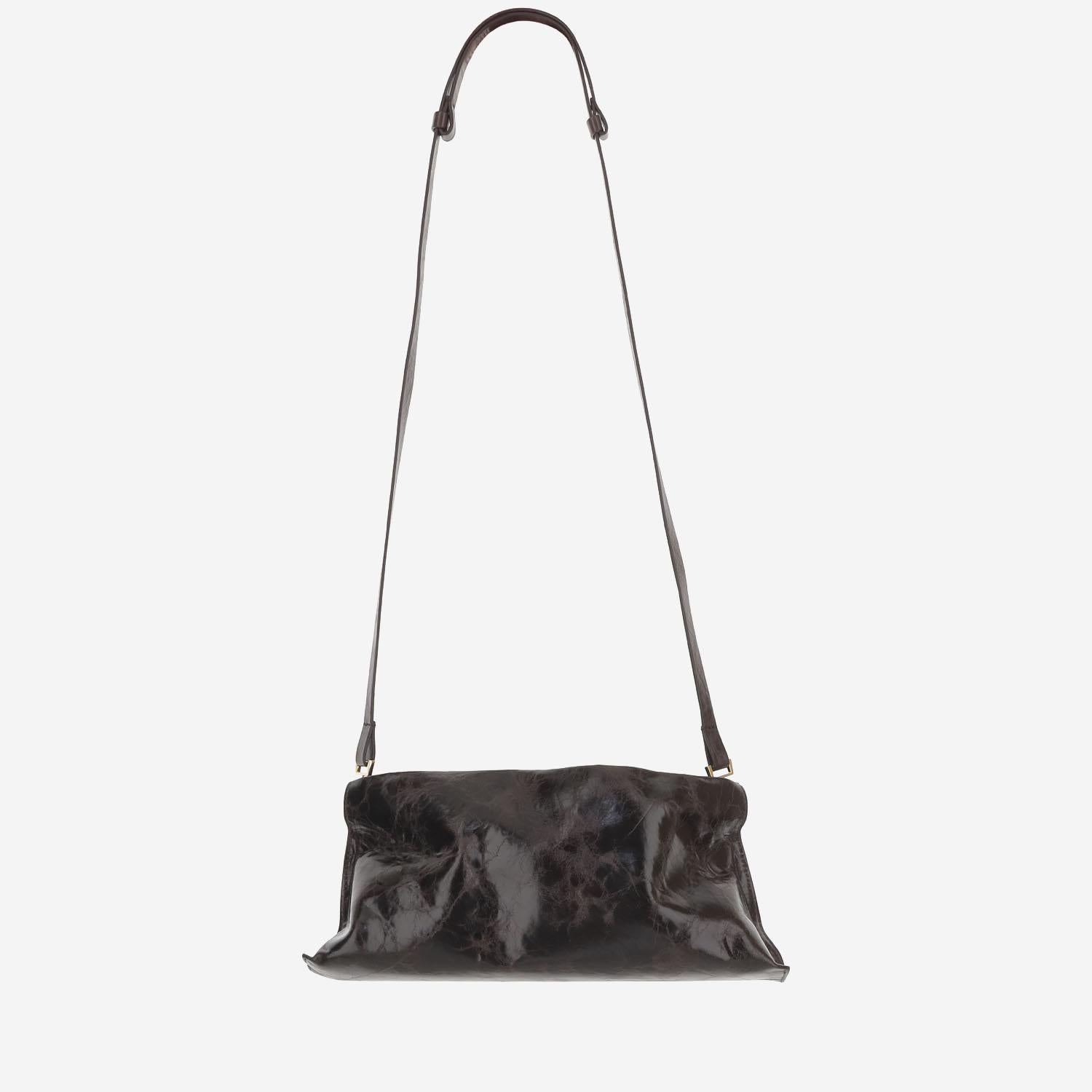 BORSA LAUREN IN PELLE LUCIDA LAURENBACALL LAMBSKINSAVANA BENEDETTA BRUZZICHES 