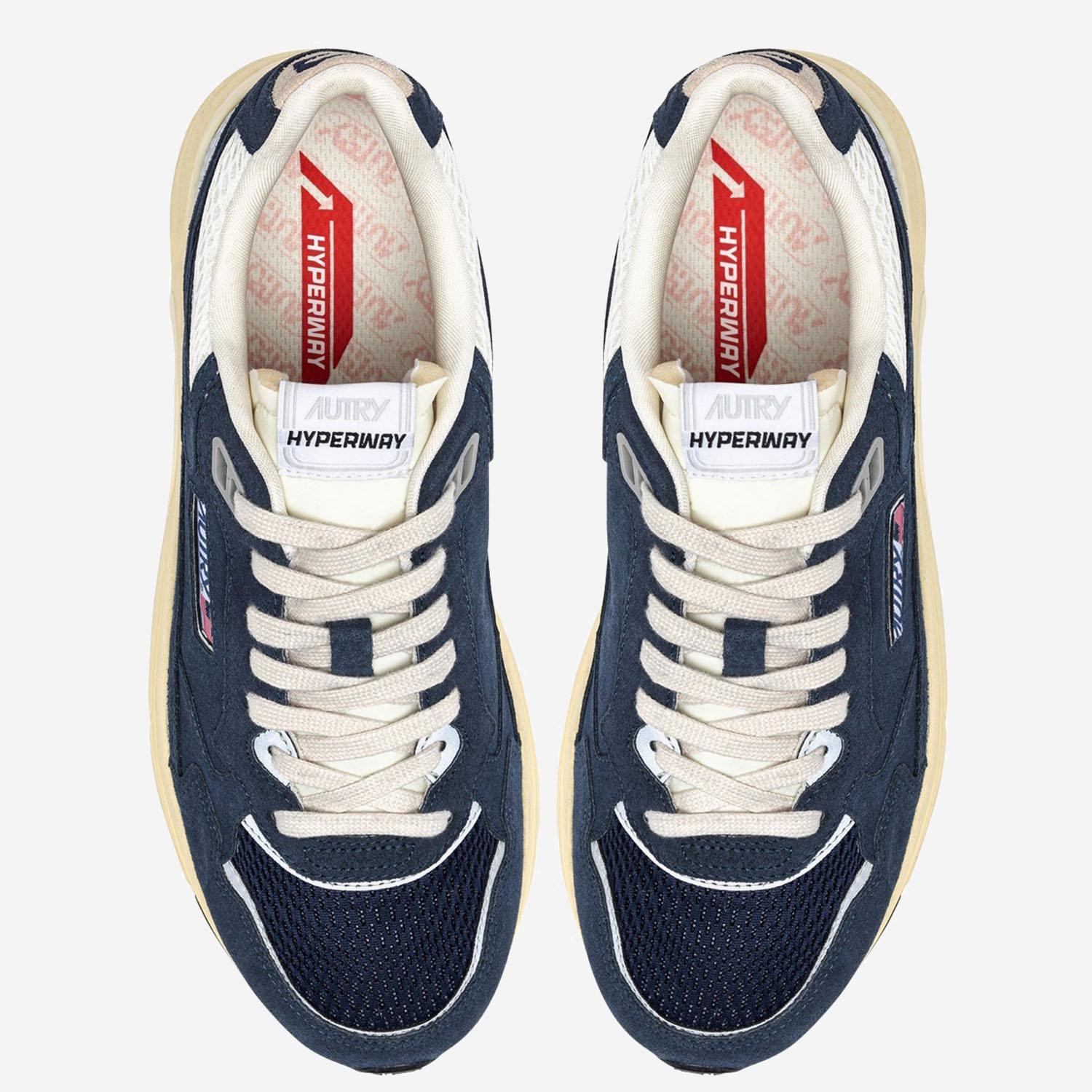 SNEAKERS HYPERWAY HYLMUM01 SUEDEMESHBLUETSILV AUTRY 