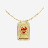 COLLANA RED HEART BOHEME CO250  MYA BAY 