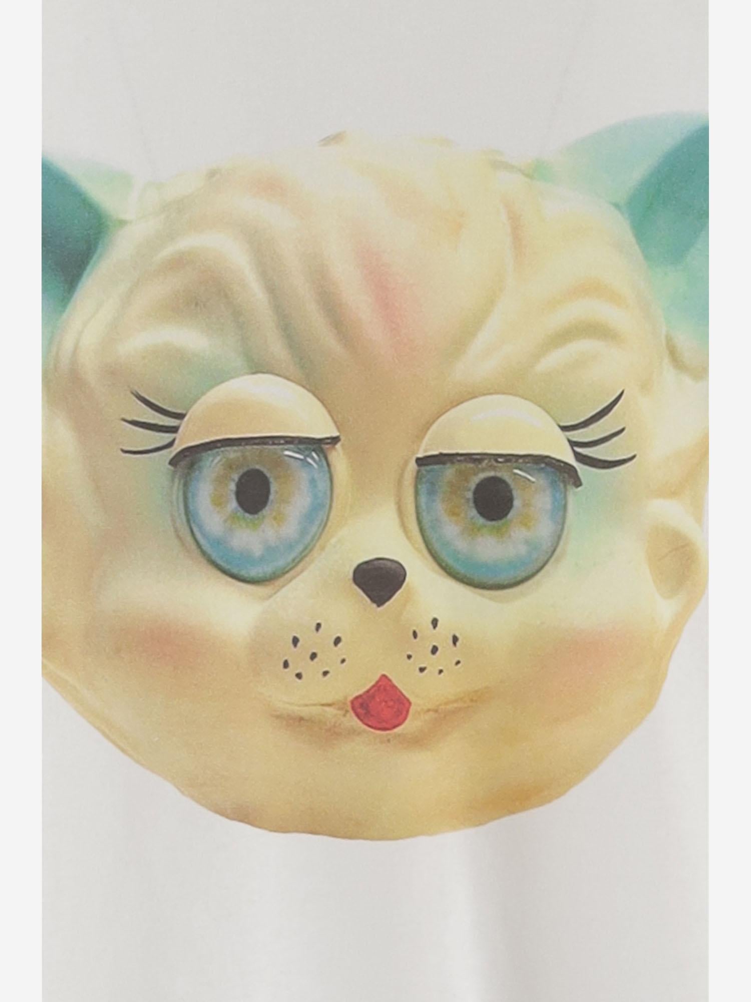 T-shirt in cotone con Stampa Le Chat De La Maison 8V3MG16P BD0A03 VALENTINO 