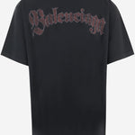 T-SHIRT IN COTONE CON LOGO 764235 TTVH41041 BALENCIAGA 