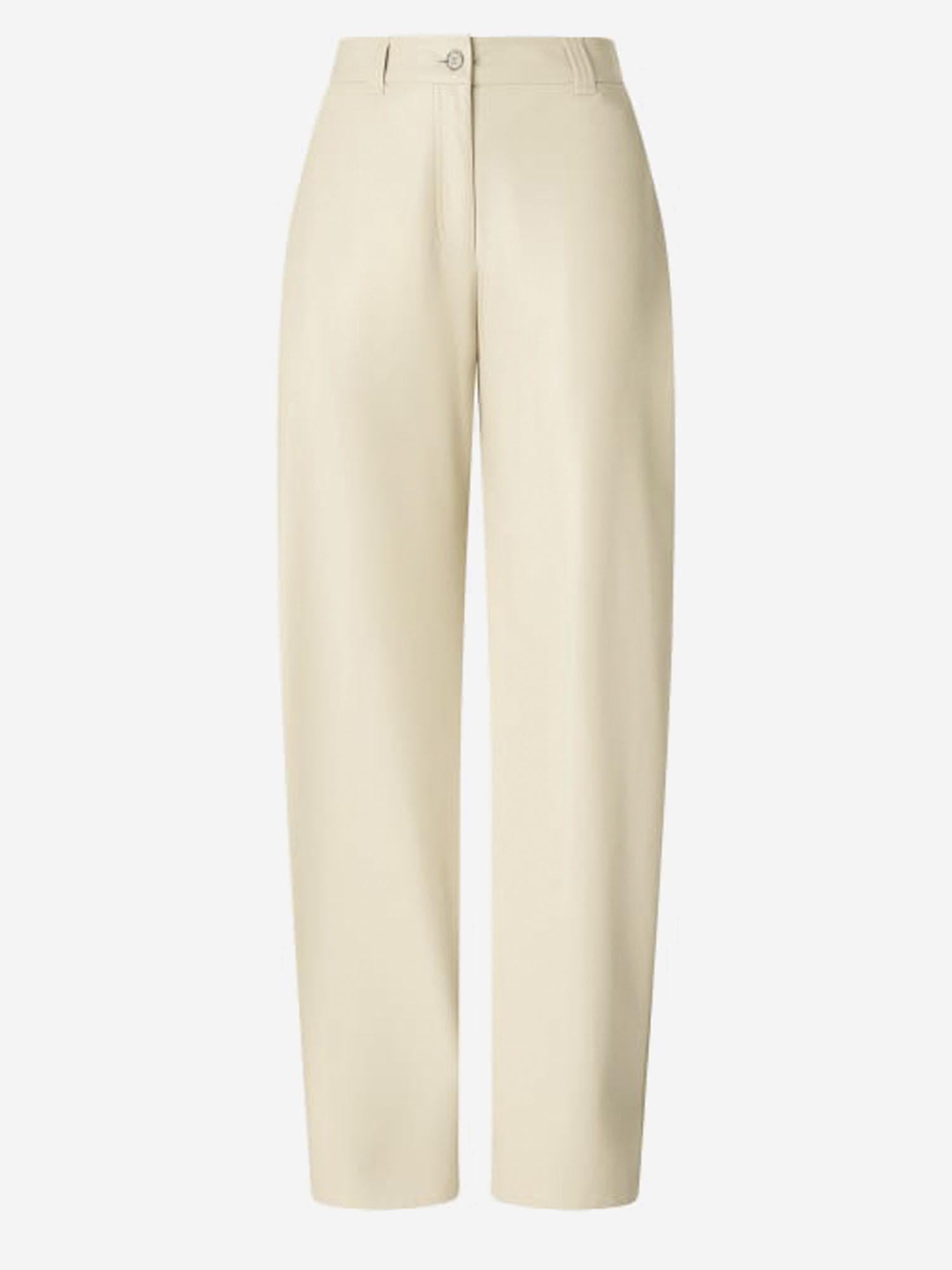 Pantaloni effetto pelle soft touch 105371 A2P4C03 PINKO 