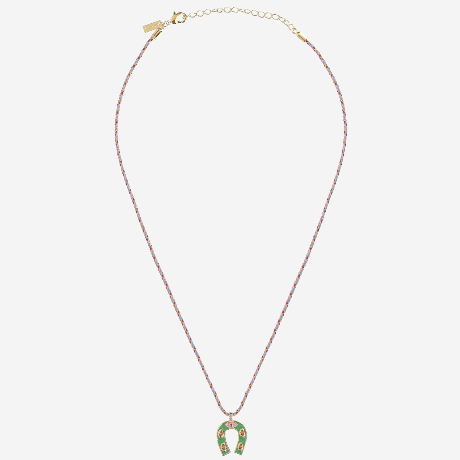 COLLANA MINI FERRO DI CAVALLO CO389 ORO MYA BAY 