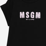 T-SHIRT IN COTONE CON LOGO S6MSJGTH070 11088 MSGM KIDS 