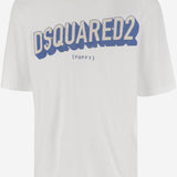 T-SHIRT IN COTONE CON LOGO S74GD1445 D20020100 DSQUARED2 