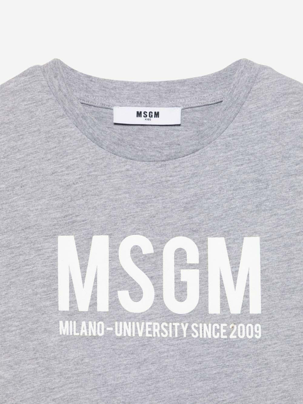 T-SHIRT IN COTONE CON LOGO S6MSJUTH051 271 MSGM KIDS 