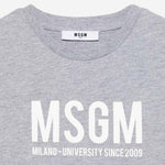 T-SHIRT IN COTONE CON LOGO S6MSJUTH051 271 MSGM KIDS 
