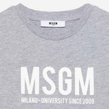 T-SHIRT IN COTONE CON LOGO S6MSJUTH051 271 MSGM KIDS 