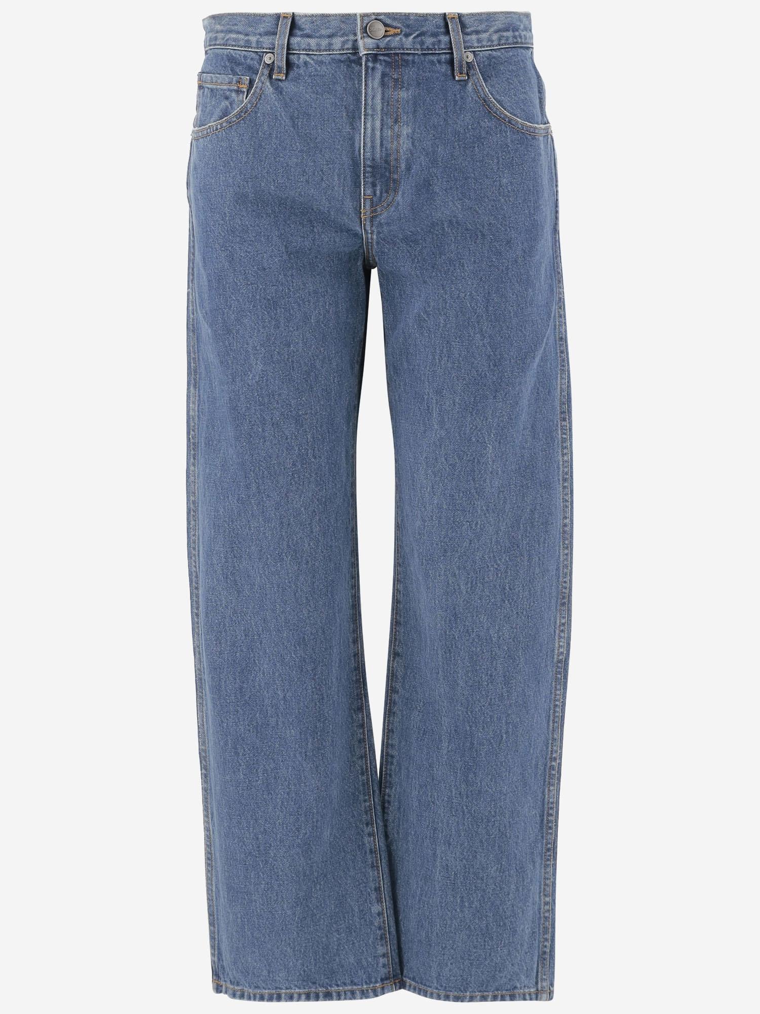 JEANS KERRIE IN DENIM DI COTONE 1047908009W908 009 KHAITE 