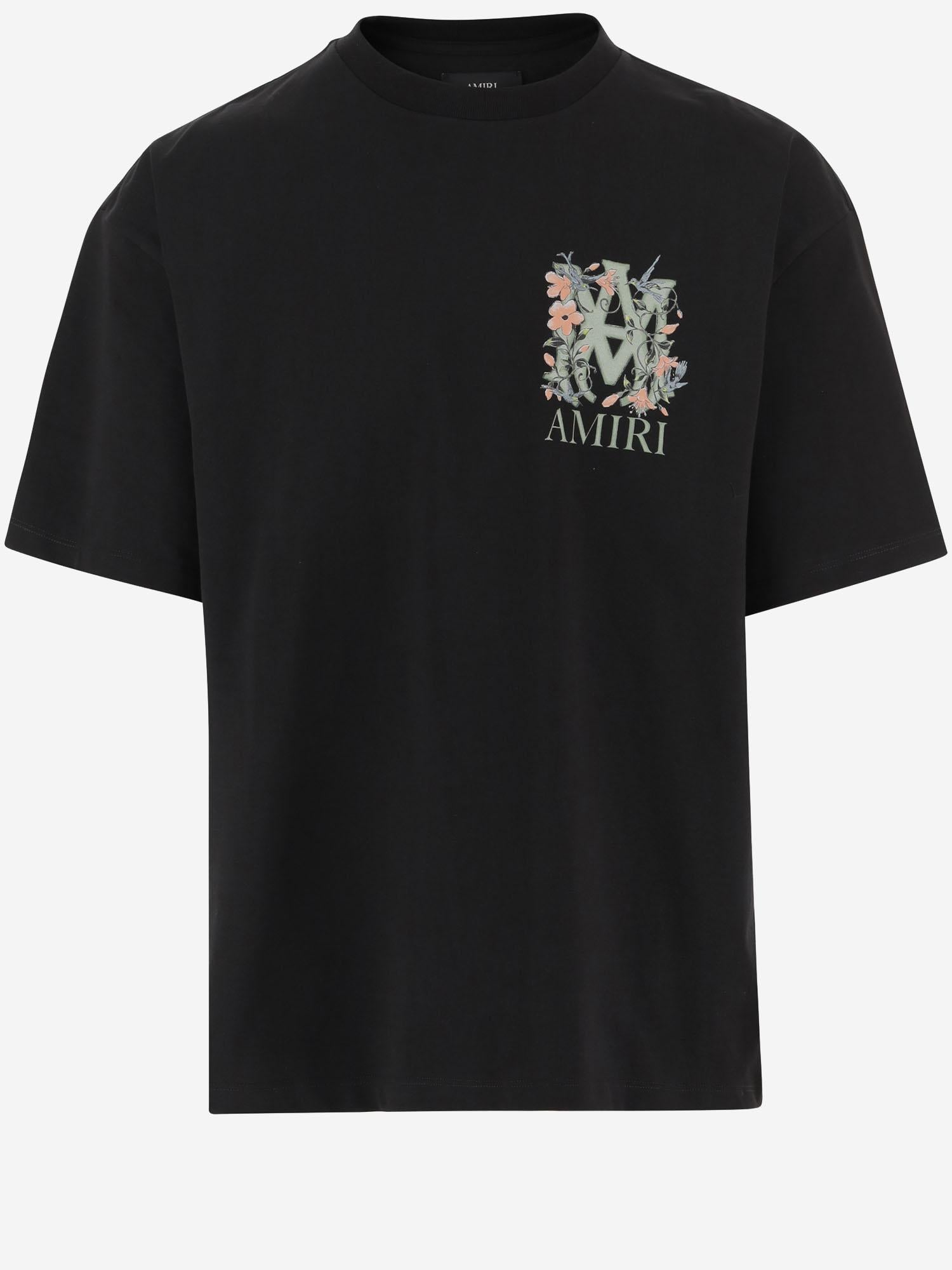 T-SHIRT IN COTONE CON STAMPA AMTOJR 1122001 AMIRI 