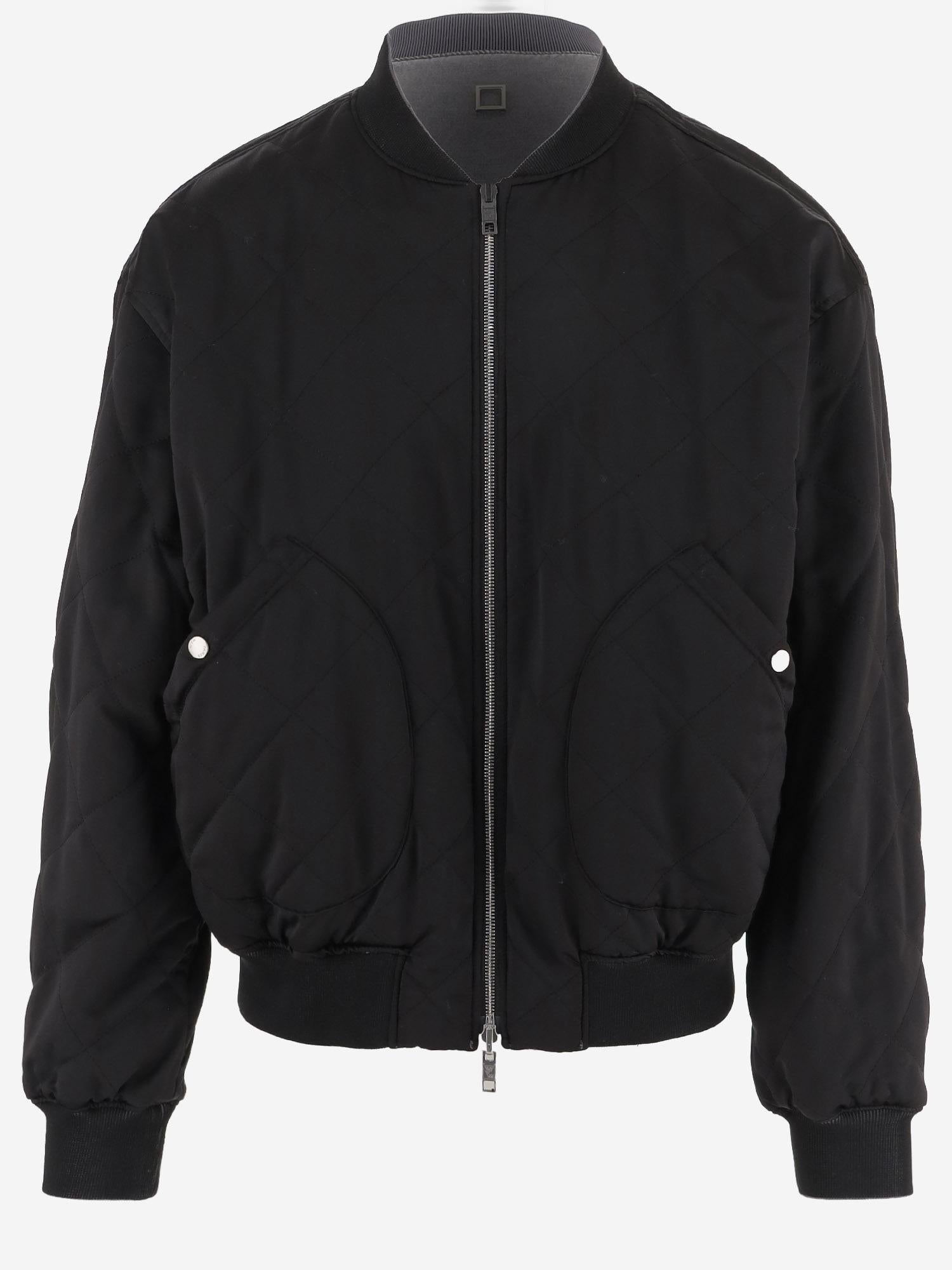 GIACCA REVERSIBILE IN CUPRO E NYLON W261JP07 931G WOOYOUNGMI 