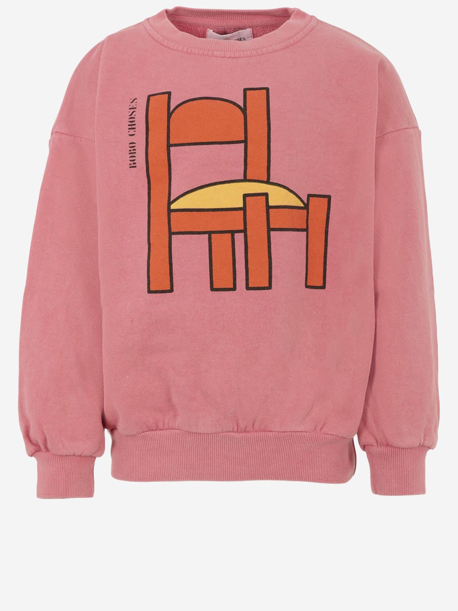 FELPA IN COTONE CON STAMPA B225AC034  BOBO CHOSES KIDS 